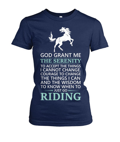 Just go ridding  - Men's and Women's t-shirt , Vneck, Hoodies - myfunfarm - clothing acceessories shoes for cow lovers, pig, horse, cat, sheep, dog, chicken, goat farmer