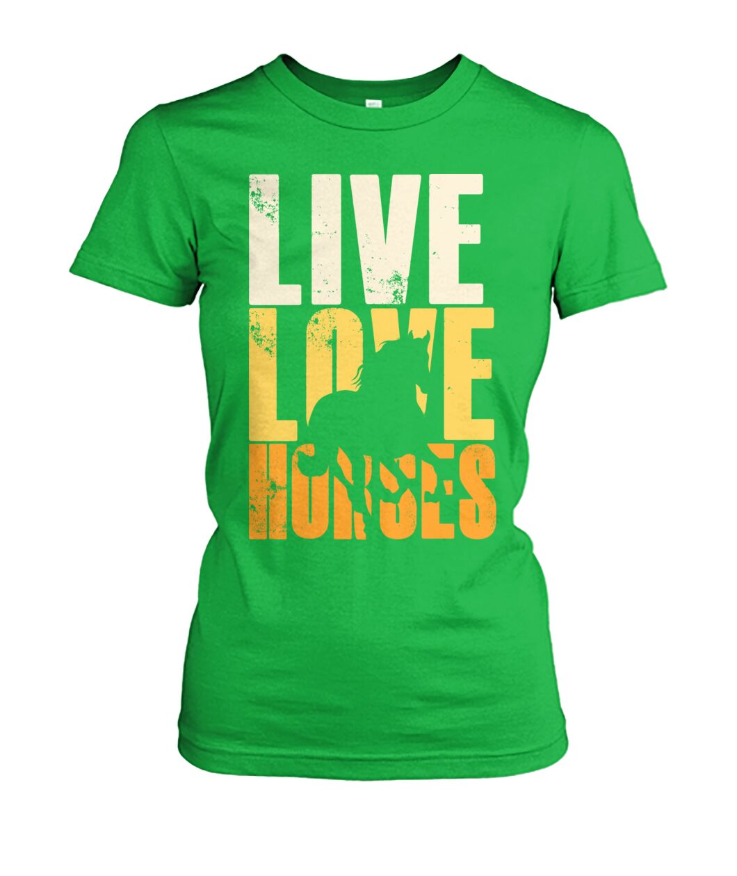 Live love horse - Men's and Women's t-shirt , Vneck, Hoodies - myfunfarm - clothing acceessories shoes for cow lovers, pig, horse, cat, sheep, dog, chicken, goat farmer
