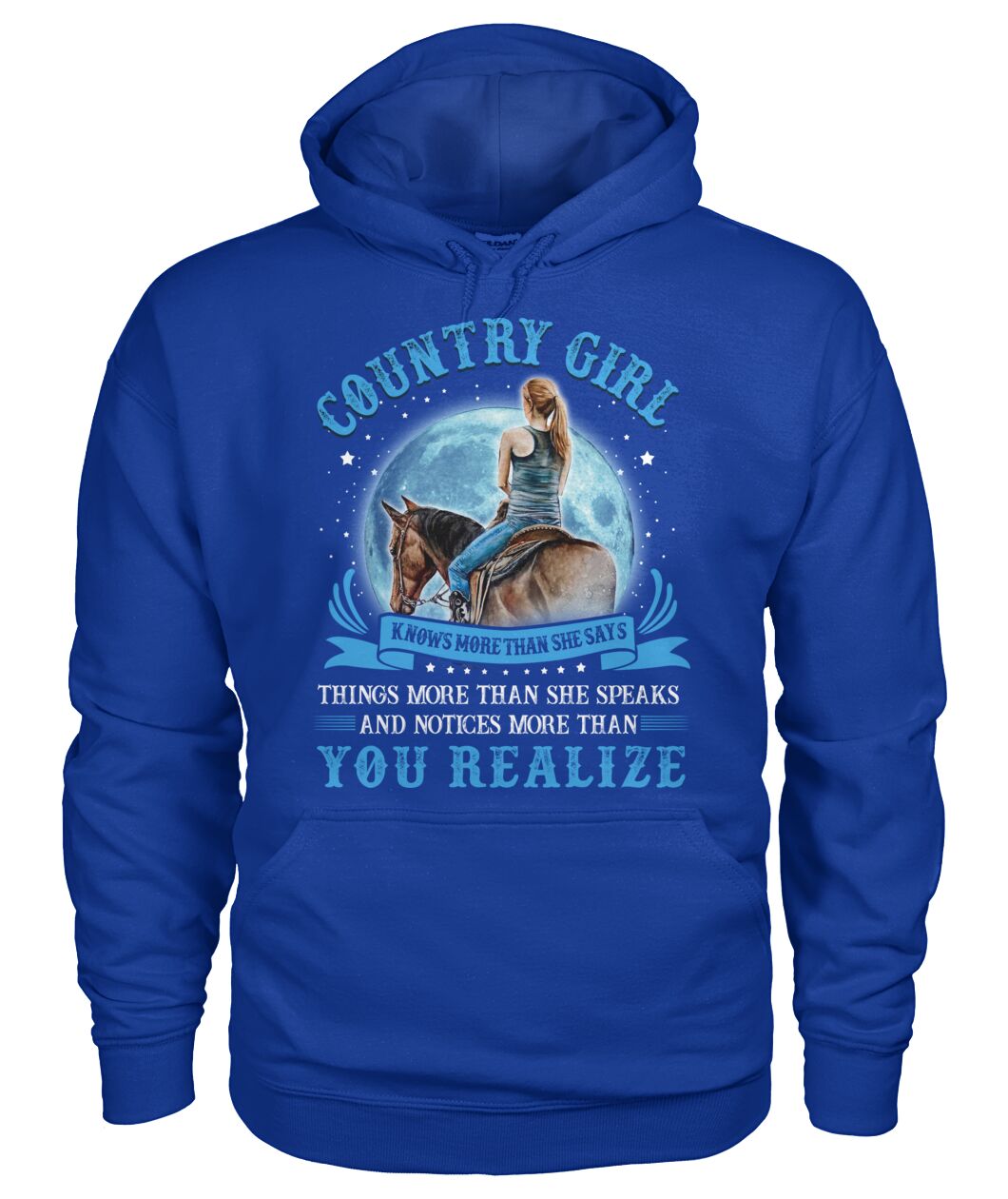 country girl knows more than she says - unisex  t-shirt , Hoodies - myfunfarm
