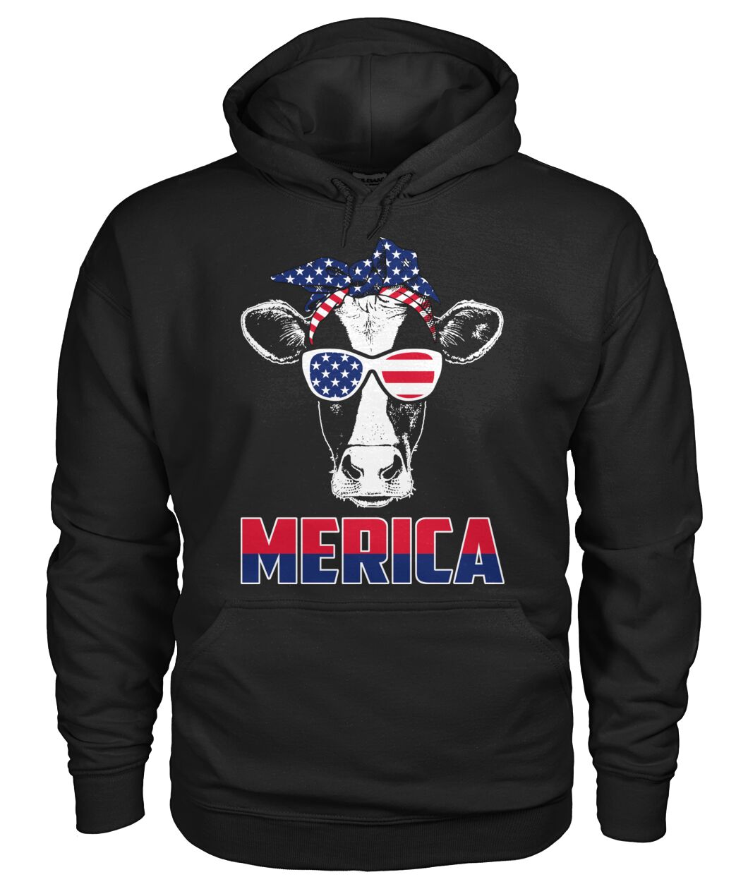 Cow america 4th of July  - Men's and Women's t-shirt , Vneck, Hoodies - myfunfarm - clothing acceessories shoes for cow lovers, pig, horse, cat, sheep, dog, chicken, goat farmer