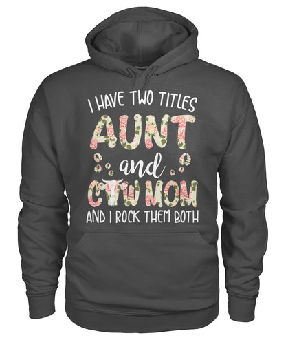 Aunt and cow mom - Men's and Women's t-shirt , Vneck, Hoodies - myfunfarm - clothing acceessories shoes for cow lovers, pig, horse, cat, sheep, dog, chicken, goat farmer