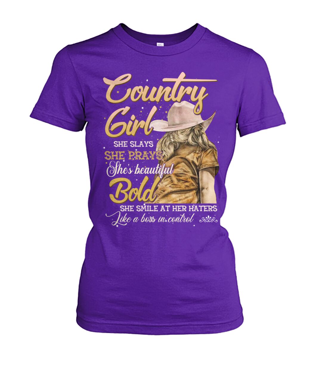 country girl she slays she prays shes beautiful - unisex  t-shirt , Hoodies