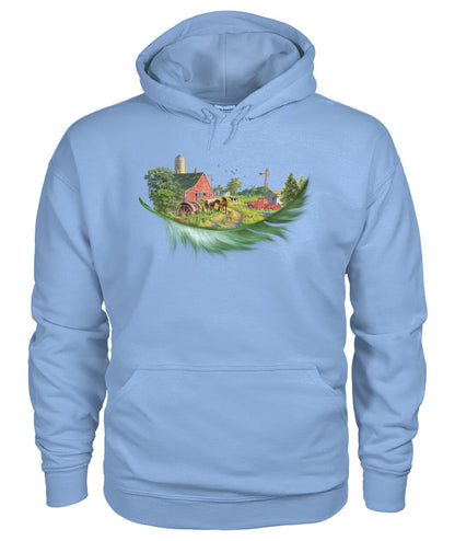 We Love Farm Life - funny design unisex  t-shirt , Hoodies