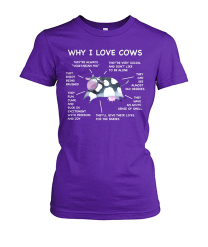Why i love cows - funny design unisex  t-shirt , Hoodies