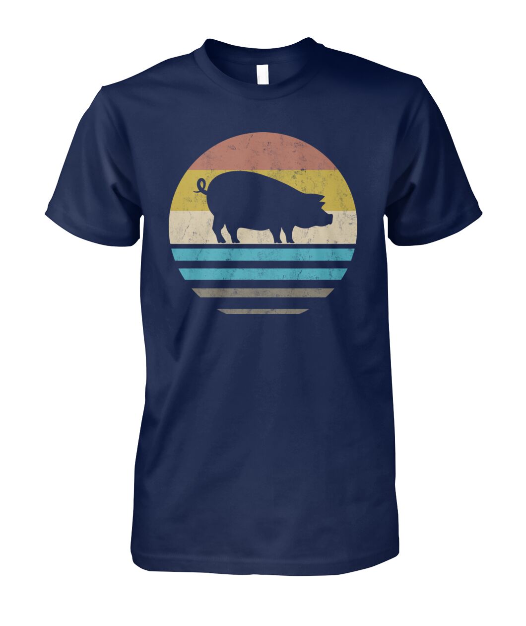 Vintage print pig - Men's and Women's t-shirt , Vneck, Hoodies - myfunfarm - clothing acceessories shoes for cow lovers, pig, horse, cat, sheep, dog, chicken, goat farmer