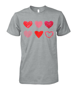 Heart  - unisex  t-shirt , Hoodies - Valentine