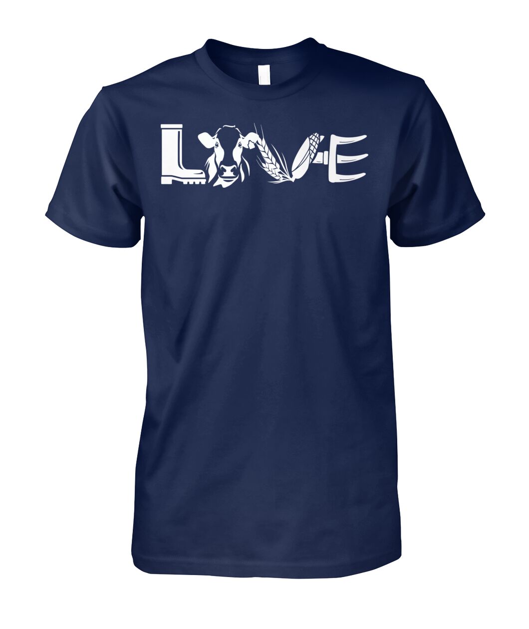 Love cows icon  - Men's and Women's t-shirt , Vneck, Hoodies - myfunfarm - clothing acceessories shoes for cow lovers, pig, horse, cat, sheep, dog, chicken, goat farmer
