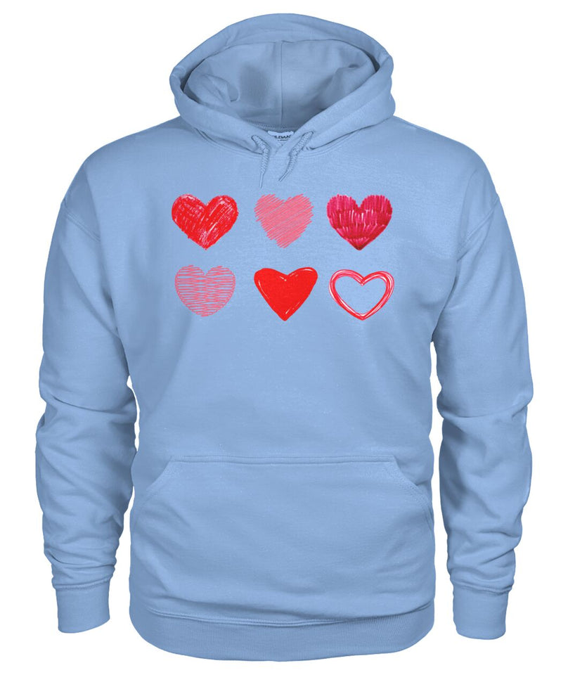 Heart  - unisex  t-shirt , Hoodies - Valentine