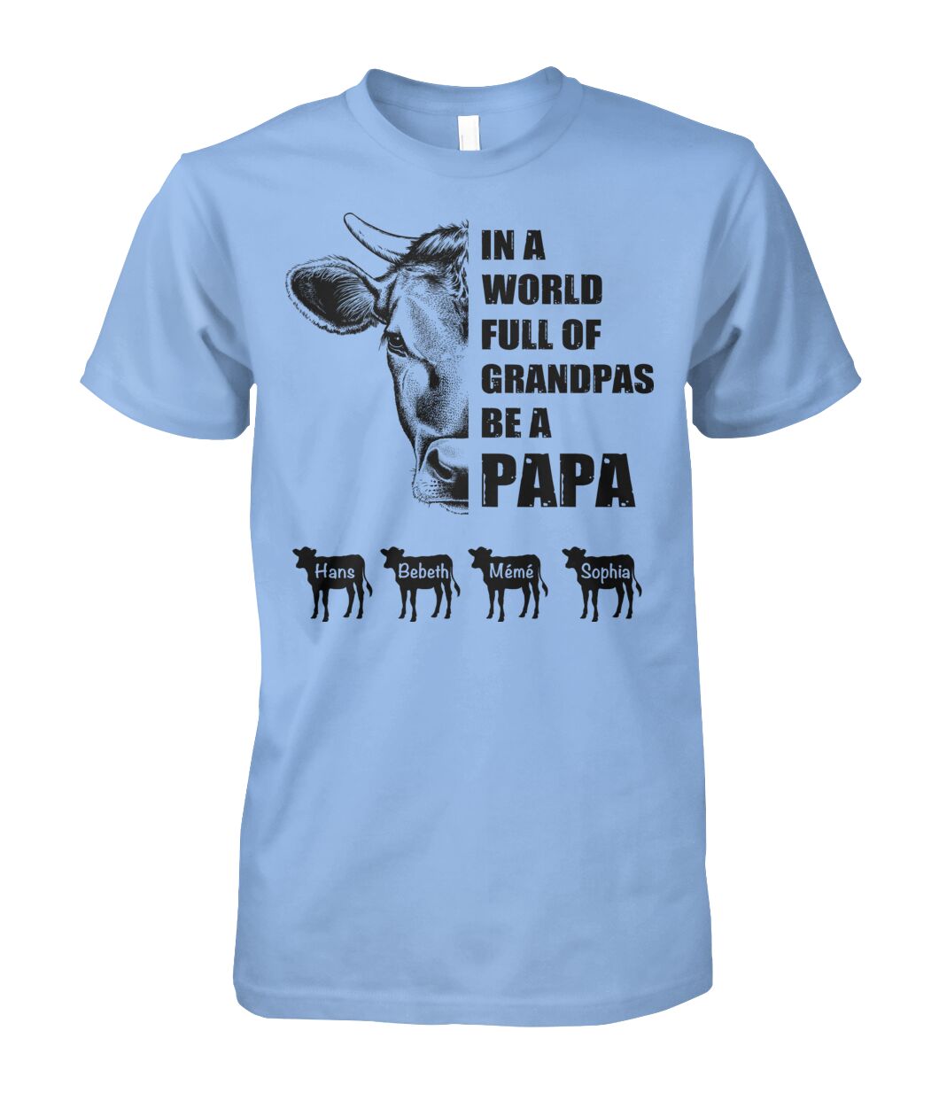 In a world full of Grandpas be a papa - funny design unisex  t-shirt , Hoodies