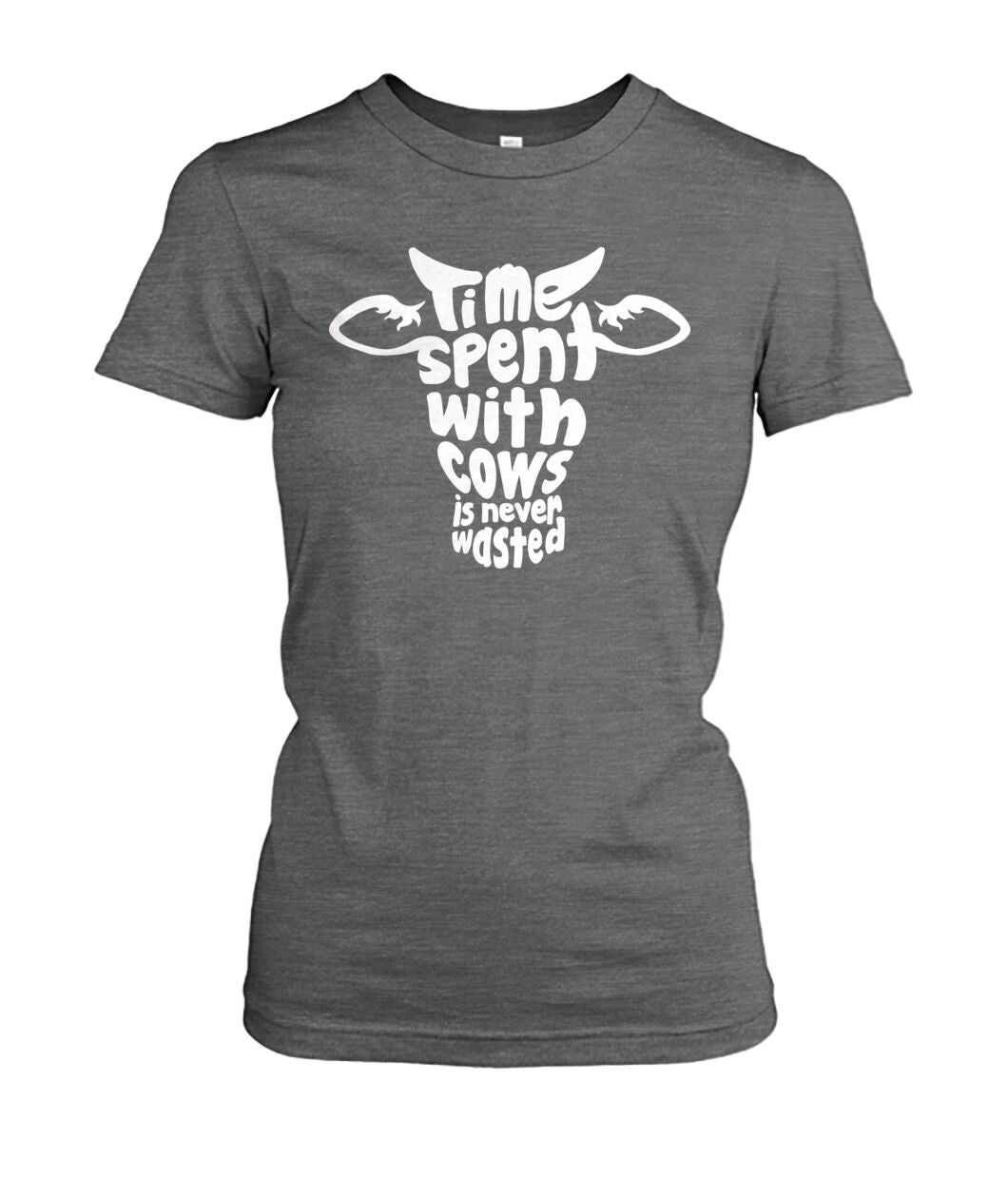 time spent with cows  - Men's and Women's t-shirt , Vneck, Hoodies - myfunfarm - clothing acceessories shoes for cow lovers, pig, horse, cat, sheep, dog, chicken, goat farmer