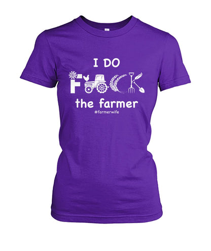 I do f.ck the farmer  - Men's and Women's t-shirt , Vneck, Hoodies - myfunfarm - clothing acceessories shoes for cow lovers, pig, horse, cat, sheep, dog, chicken, goat farmer