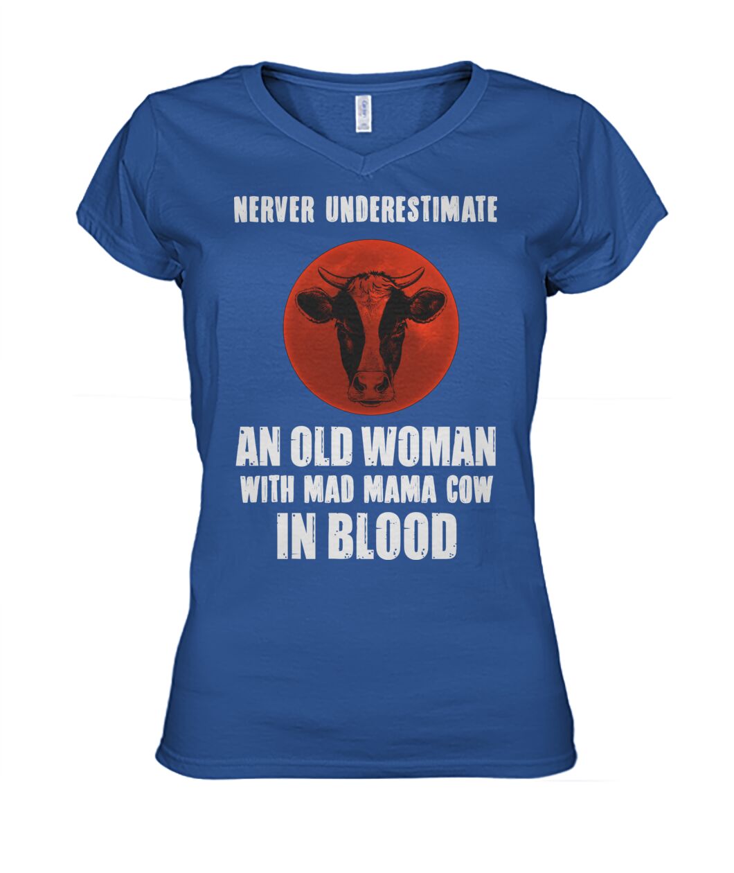 Never underestimate an old woman  - Men's and Women's t-shirt , Vneck, Hoodies - myfunfarm - clothing acceessories shoes for cow lovers, pig, horse, cat, sheep, dog, chicken, goat farmer