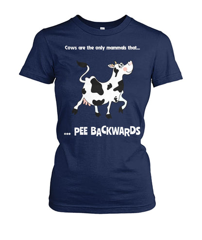 Cows are theonly mammals that..  - Men's and Women's t-shirt , Vneck, Hoodies - myfunfarm - clothing acceessories shoes for cow lovers, pig, horse, cat, sheep, dog, chicken, goat farmer