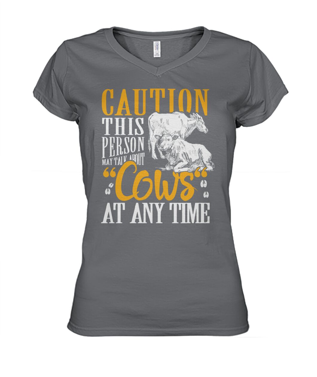 Caution this person may talk about - Men's and Women's t-shirt , Vneck, Hoodies - myfunfarm - clothing acceessories shoes for cow lovers, pig, horse, cat, sheep, dog, chicken, goat farmer