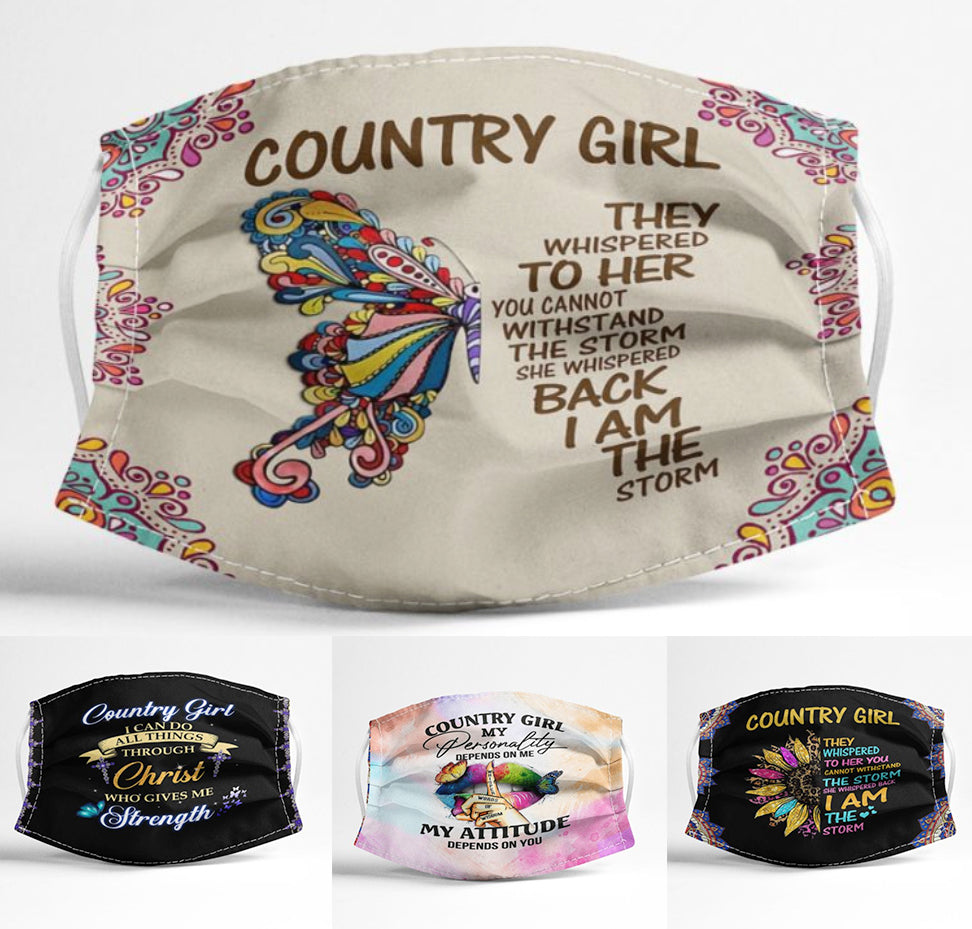 Country Girl Cloth Mask