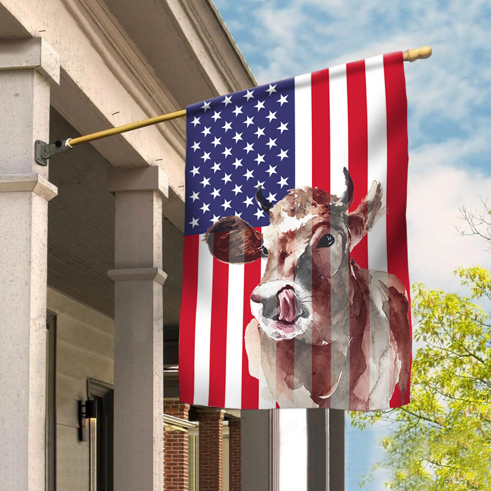 Flag cow print - USA