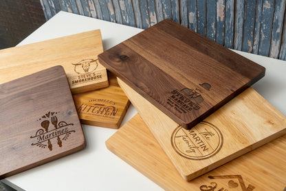 Cow Lovers Custom Cutting Board Equestrian Gift for Birthday or Christmas, Bridal Shower, Equine Kitchen Decor - myfunfarm