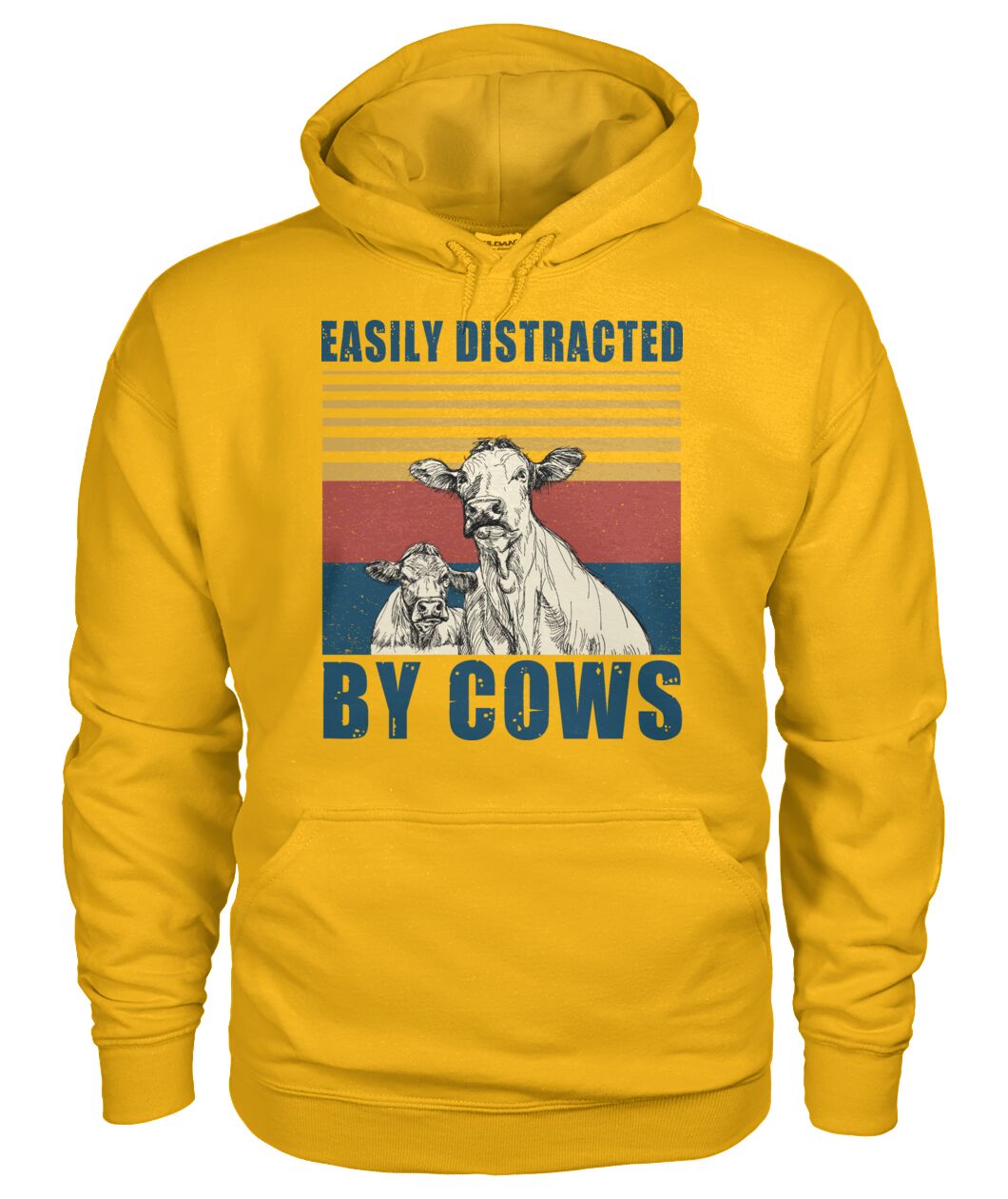 Easily distracted by cows  - Men's and Women's t-shirt , Vneck, Hoodies - myfunfarm - clothing acceessories shoes for cow lovers, pig, horse, cat, sheep, dog, chicken, goat farmer