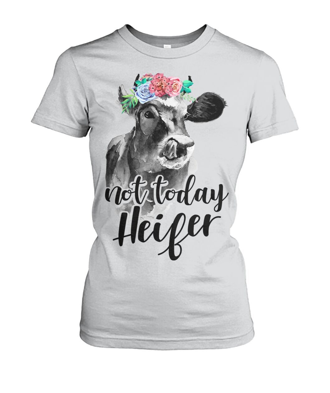 Not today Heifer - Men's and Women's t-shirt , Vneck, Hoodies - myfunfarm - clothing acceessories shoes for cow lovers, pig, horse, cat, sheep, dog, chicken, goat farmer