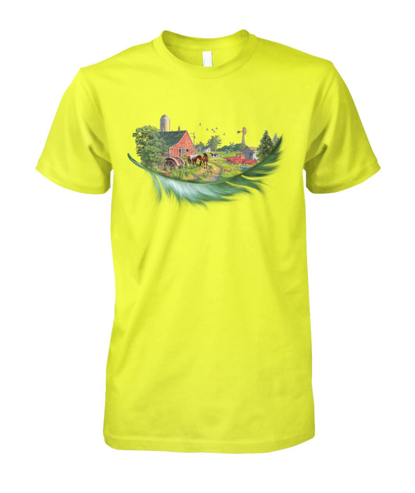 We Love Farm Life - funny design unisex  t-shirt , Hoodies