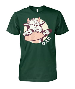 DAB funny cow - Men's and Women's t-shirt , Vneck, Hoodies - myfunfarm - clothing acceessories shoes for cow lovers, pig, horse, cat, sheep, dog, chicken, goat farmer