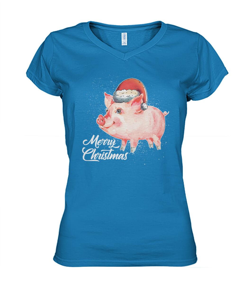 Merry christmas Pig Lovers - Men's and Women's t-shirt , Vneck, Hoodies - myfunfarm - clothing acceessories shoes for cow lovers, pig, horse, cat, sheep, dog, chicken, goat farmer