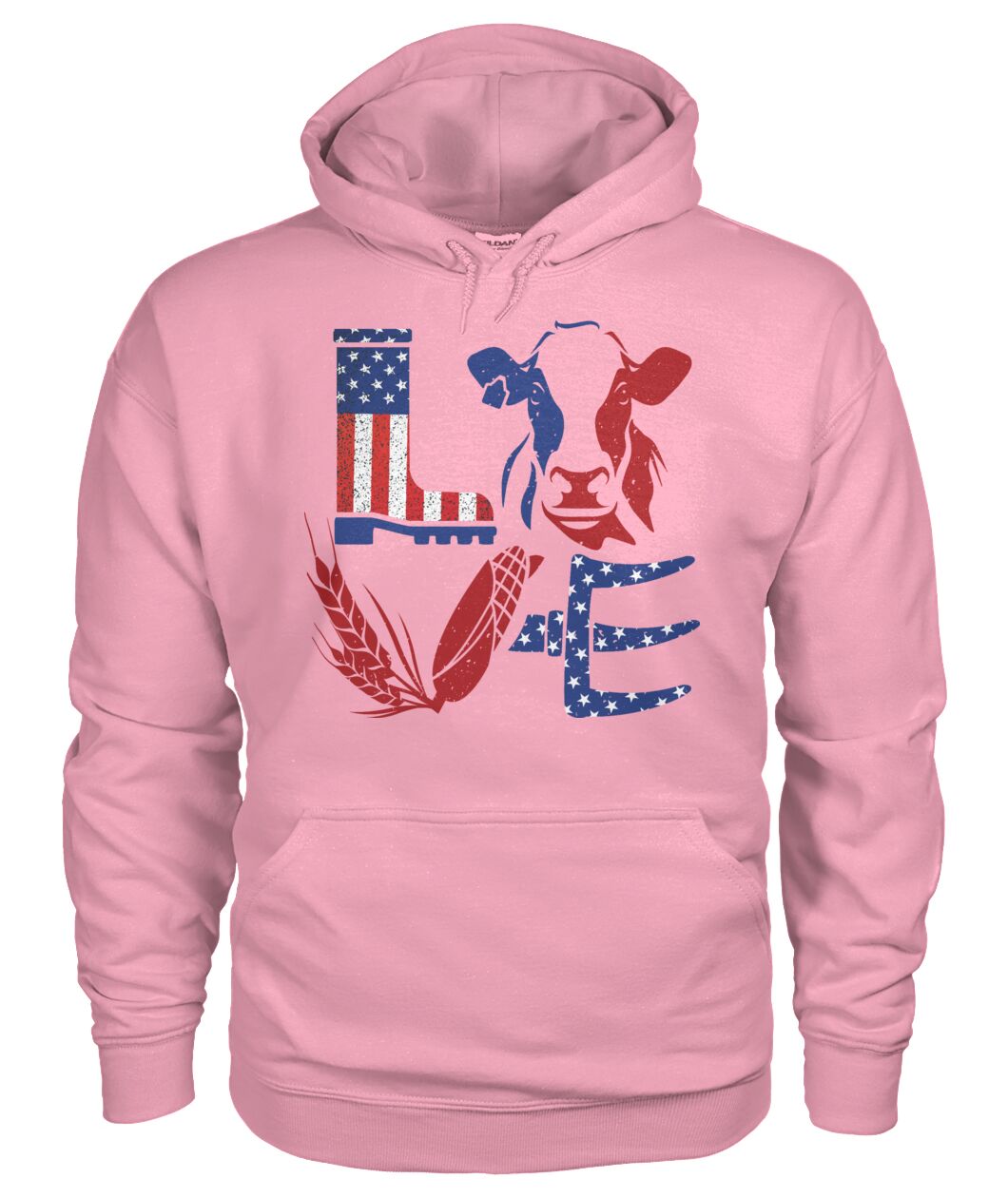 Love Cow USA  - design unisex  t-shirt , Hoodies