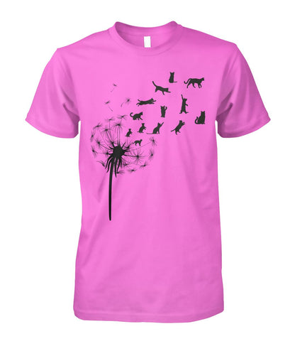 Dandelion Cats - design unisex  t-shirt , Hoodies