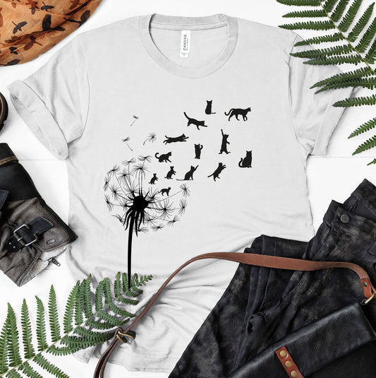 Dandelion Cats - design unisex  t-shirt , Hoodies