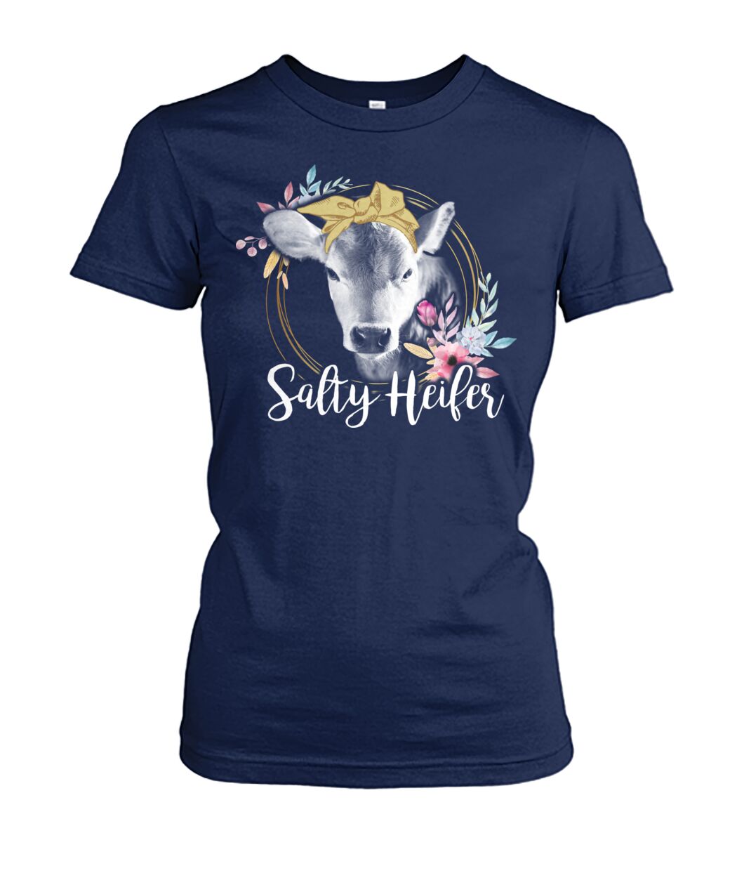 Salty heifer  - Men's and Women's t-shirt , Vneck, Hoodies - myfunfarm - clothing acceessories shoes for cow lovers, pig, horse, cat, sheep, dog, chicken, goat farmer
