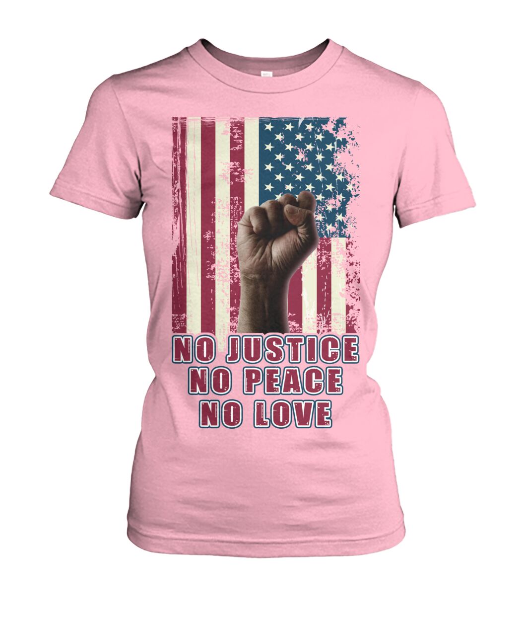 No justice no peace no love  - Men's and Women's t-shirt , Vneck, Hoodies - myfunfarm - clothing acceessories shoes for cow lovers, pig, horse, cat, sheep, dog, chicken, goat farmer