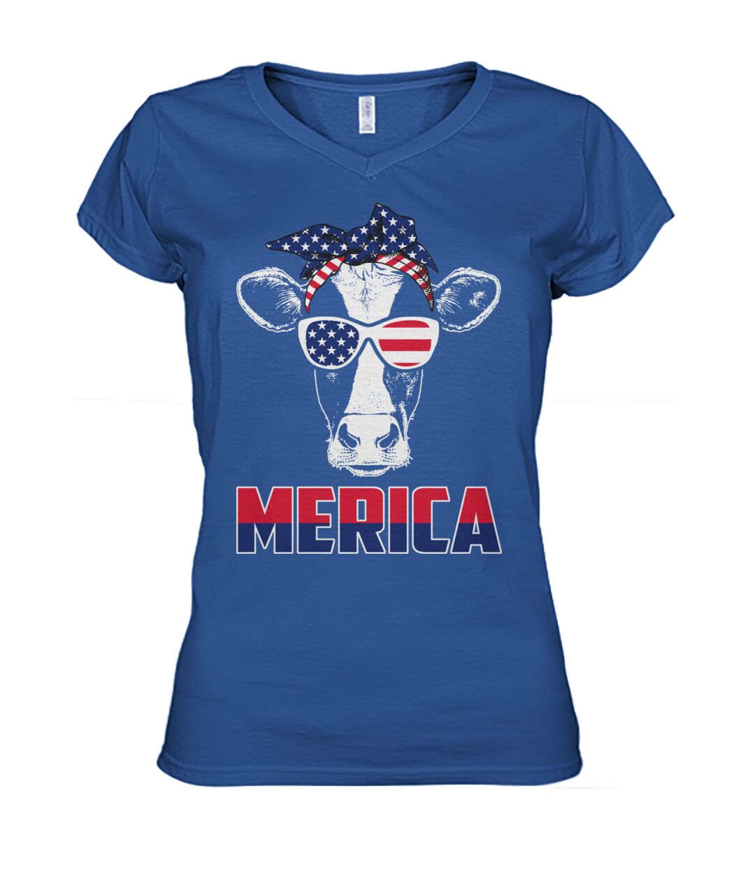 Cow america 4th of July  - Men's and Women's t-shirt , Vneck, Hoodies - myfunfarm - clothing acceessories shoes for cow lovers, pig, horse, cat, sheep, dog, chicken, goat farmer