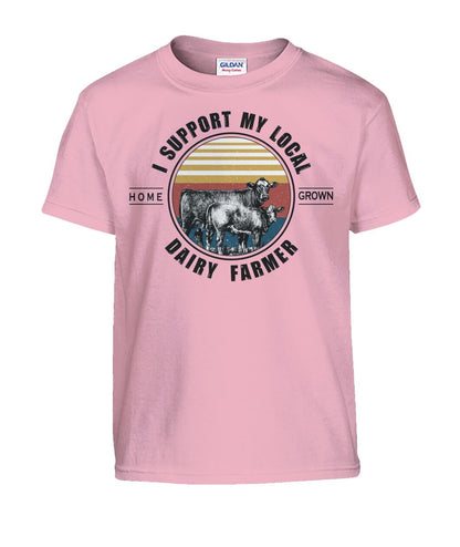 Mama's dairy farm - unisex  t-shirt , mama and kids