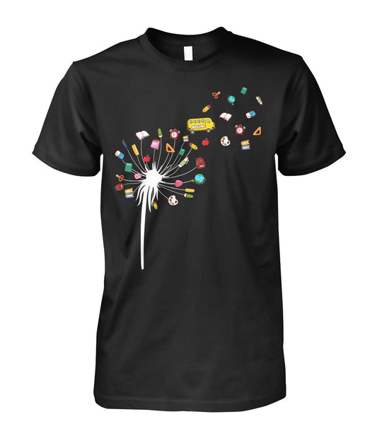 Dandelion Go to School - unisex  t-shirt , Hoodies - myfunfarm