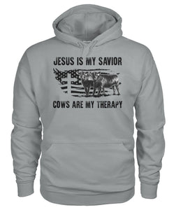 Jesus is my savior cows are my therapy