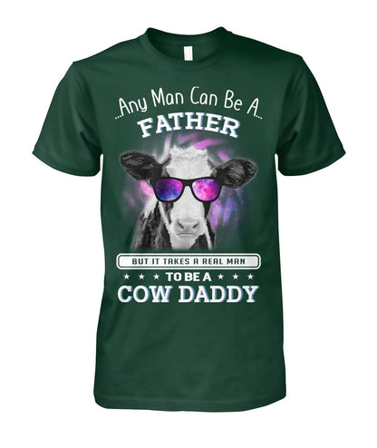 COW DADDY - Men's and Women's t-shirt , Vneck, Hoodies - myfunfarm - clothing acceessories shoes for cow lovers, pig, horse, cat, sheep, dog, chicken, goat farmer