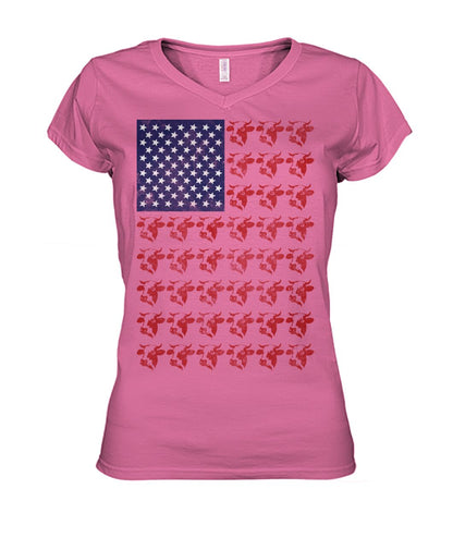 American farmer - Men's and Women's t-shirt , Vneck, Hoodies - myfunfarm - clothing acceessories shoes for cow lovers, pig, horse, cat, sheep, dog, chicken, goat farmer