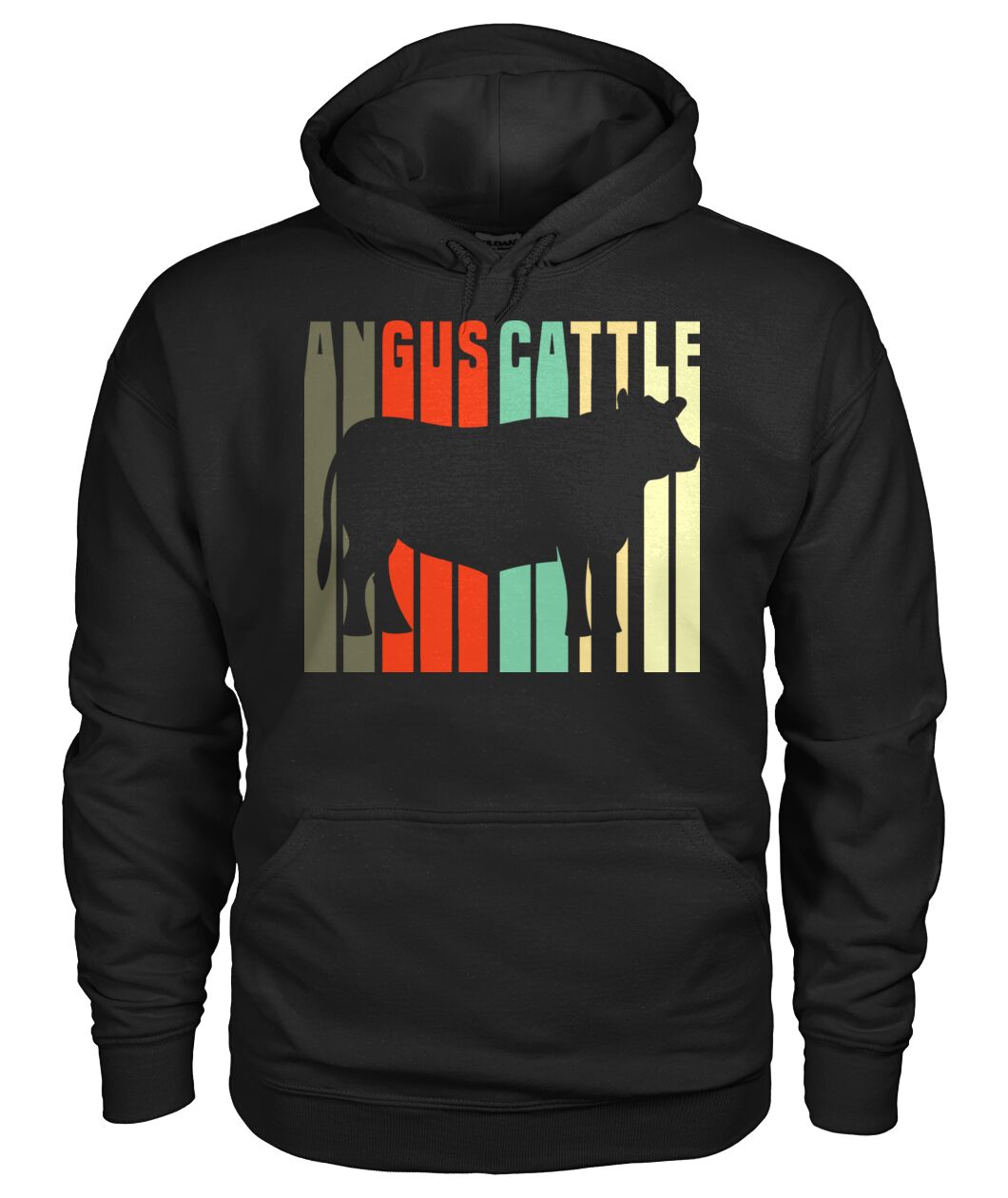 Angus vintage style - Men's and Women's t-shirt , Vneck, Hoodies - myfunfarm - clothing acceessories shoes for cow lovers, pig, horse, cat, sheep, dog, chicken, goat farmer