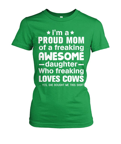 i'm a proud mom of a freaking awesome daughter who loves cows - myfunfarm