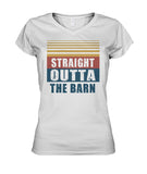 Straight outta the barn  - Men's and Women's t-shirt , Vneck, Hoodies - myfunfarm - clothing acceessories shoes for cow lovers, pig, horse, cat, sheep, dog, chicken, goat farmer