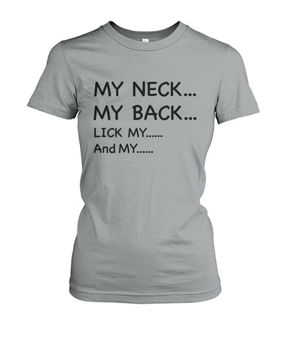 My Neck My back....Funny Mom Shirt - Gift for Wife - Mama Shirt - myfunfarm - clothing acceessories shoes for cow lovers, pig, horse, cat, sheep, dog, chicken, goat farmer