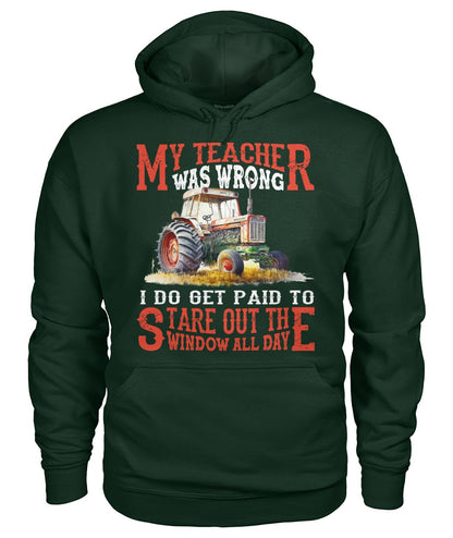 My teacher was wrong - t-shirt and Hoodies - myfunfarm