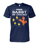 Proud daddy of chicks -  t-shirt, hoodies Gift for Father's day