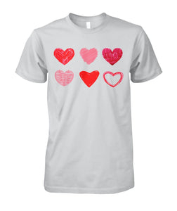 Heart  - unisex  t-shirt , Hoodies - Valentine