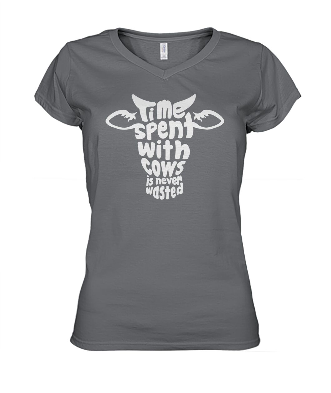 time spent with cows  - Men's and Women's t-shirt , Vneck, Hoodies - myfunfarm - clothing acceessories shoes for cow lovers, pig, horse, cat, sheep, dog, chicken, goat farmer