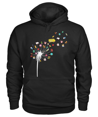 Dandelion Go to School - unisex  t-shirt , Hoodies - myfunfarm