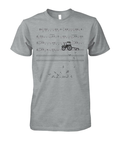 Sheet music tractor - t-shirt, Hoodies