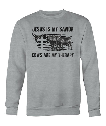 Jesus is my savior cows are my therapy