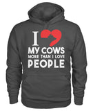 i love cows more than..  - Men's and Women's t-shirt , Vneck, Hoodies - myfunfarm - clothing acceessories shoes for cow lovers, pig, horse, cat, sheep, dog, chicken, goat farmer