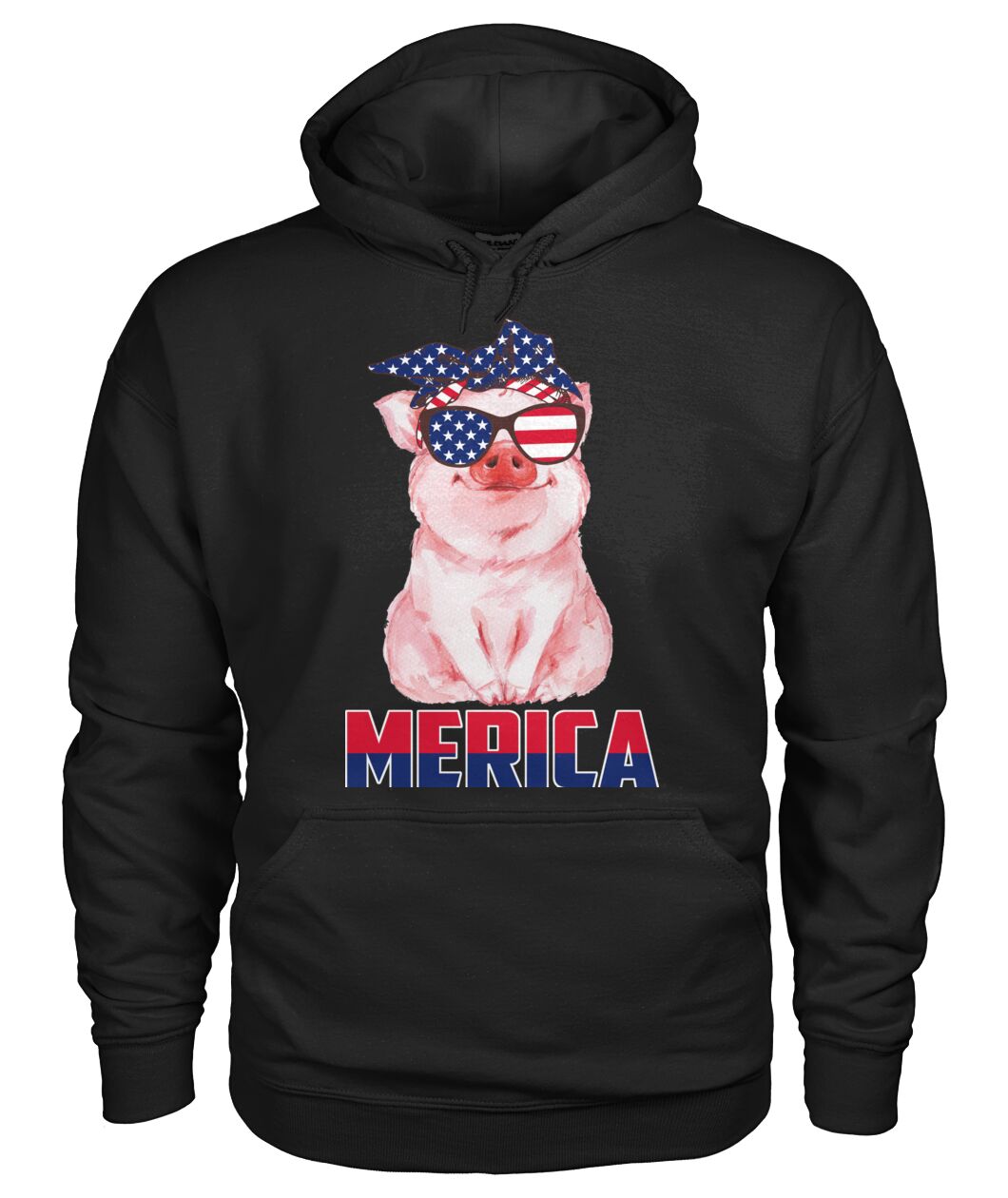 Love pig love america  - Men's and Women's t-shirt , Vneck, Hoodies - myfunfarm - clothing acceessories shoes for cow lovers, pig, horse, cat, sheep, dog, chicken, goat farmer